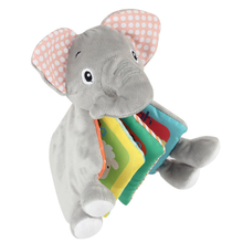 Load image into Gallery viewer, Infantway - Huggabooks Elephant Plush Toy Cloth Book

