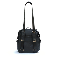 Load image into Gallery viewer, Bebe Chic Ashton Diaper Bag Backpack - Black
