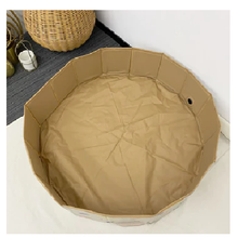 Load image into Gallery viewer, Olive and Clouds Foldable Play Space
