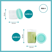 Load image into Gallery viewer, Babymoov - Babybowls Glass Storage Containers (Set of 8)
