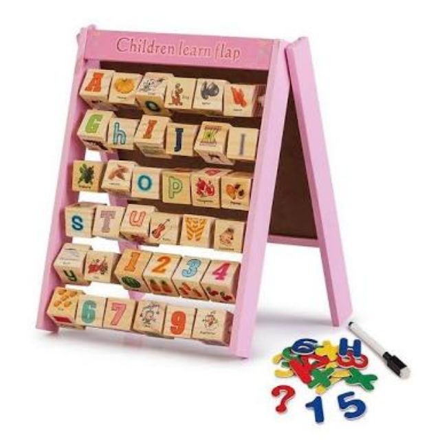 Wooden Children Learning Flap