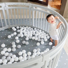 Load image into Gallery viewer, Bonjour Baby Gray and Off White Balls
