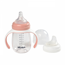 Load image into Gallery viewer, Beaba 2 in 1 Learning Bottle 210ml
