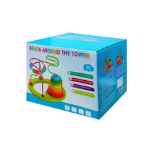 Load image into Gallery viewer, Wooden Toys - Beads Around The Tower
