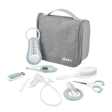 Load image into Gallery viewer, Beaba Baby Grooming Set (9 accessories) + Hanging  Toiletry Pouch

