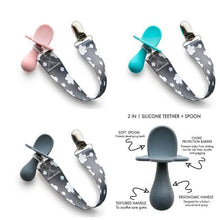 Load image into Gallery viewer, Grabease 2-in-1 Silicone Spoon + Teether
