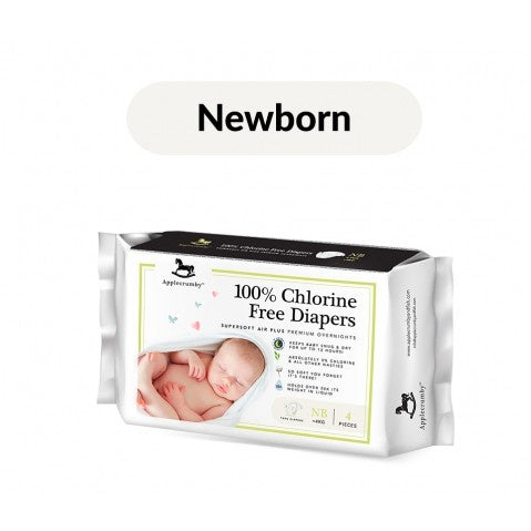 Applecrumby Chlorine Free Baby Tape Diaper