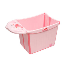 Load image into Gallery viewer, Bunny Bubbles Baby Co Large Foldable Baby Tub
