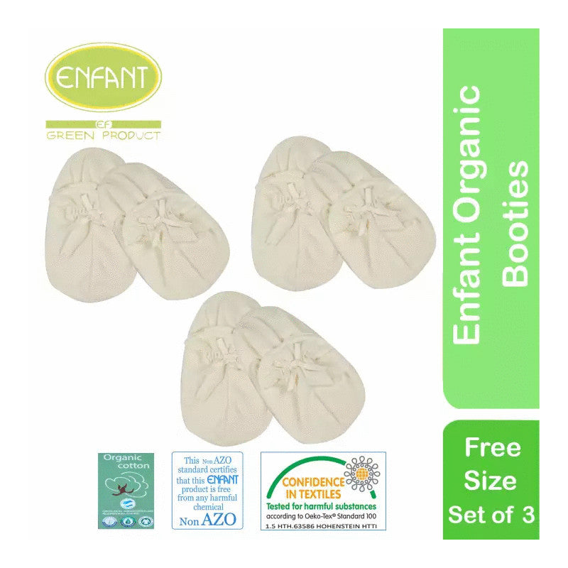Enfant Organic 3pcs par Booties
