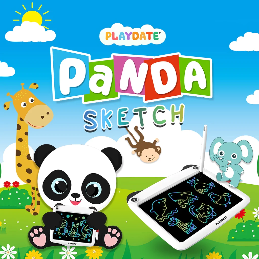 Playdate Panda Sketch Kids Writing