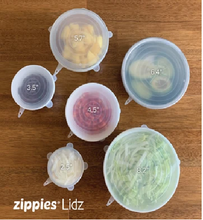 Load image into Gallery viewer, Zippies Lidz - Reusable Silicone Stretch Lids
