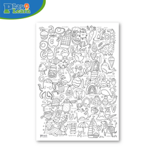 Load image into Gallery viewer, Play Learn Kid Jumbo Coloring Poster
