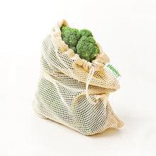 Load image into Gallery viewer, Zippies Cotton Mesh Produce Bags Pack of 5
