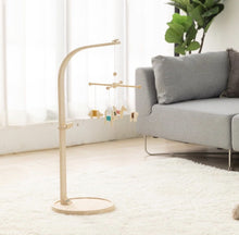 Load image into Gallery viewer, Sagepole Wooden Mobile with Stand
