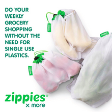 Load image into Gallery viewer, Zippies Reusable Produce Mesh Bags
