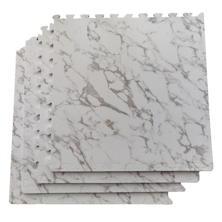 Olive & Cloud Marble Puzzle Mat