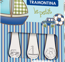 Load image into Gallery viewer, Tramontina Le Petit 3-Piece Child&#39;s Cutlery Set
