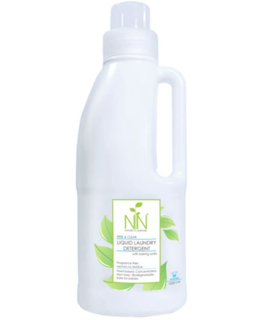 Nature To Nurture Free & Clear Liquid Laundry Detergent 1000ml