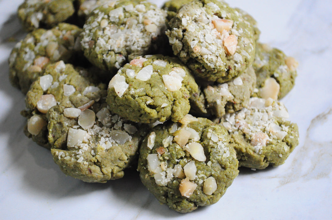 Milking Bombs MatchaDamia Cheesecake Cookies