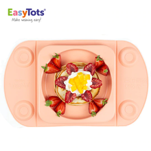 Load image into Gallery viewer, EasyTots EasyMat MiniMax - Portable Open Baby Suction Tray
