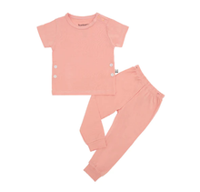 Load image into Gallery viewer, Bamberry Summer Palins Collection - Toddler/Kids Short Sleeves Pajama Set
