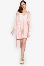 Load image into Gallery viewer, Feminism Clothing - Luna Lounge Wear Silk Robe Set 5pcs
