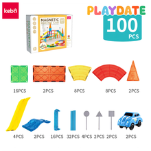 Load image into Gallery viewer, Playdate Kebo Magnetic Racing Car
