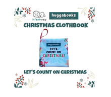 Load image into Gallery viewer, Infantway - Huggabooks Christmas Cloth Book
