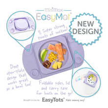 Load image into Gallery viewer, EasyTots EasyMat MiniMax - Portable Open Baby Suction Tray
