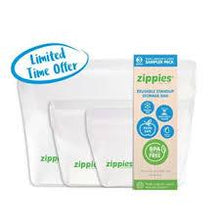 Load image into Gallery viewer, Zippies Reusable storage standup Bags
