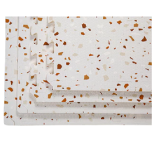 Load image into Gallery viewer, Olive &amp; Cloud Terrazzo Puzzle Mats
