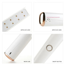 Load image into Gallery viewer, 59S Handheld UV light Sterilizer Wand X5
