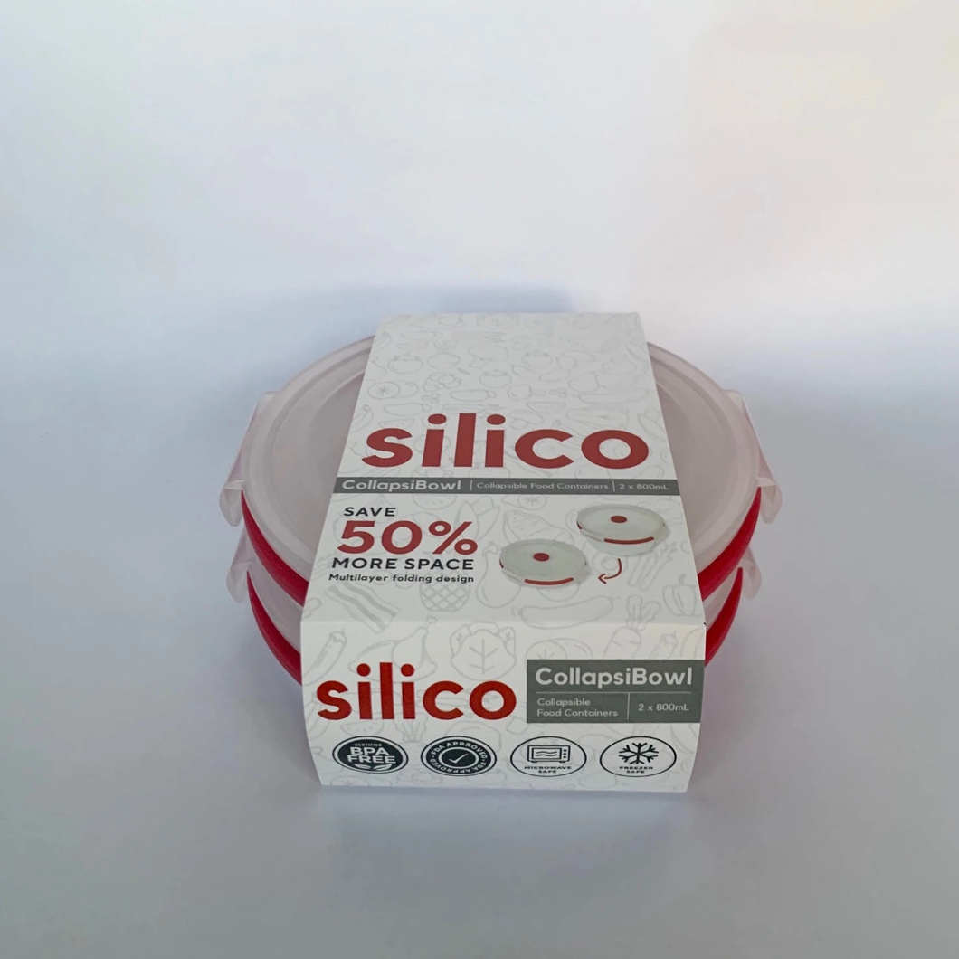 Silico Collapsi Bowl (Set of 2 XLarge) 1200ml