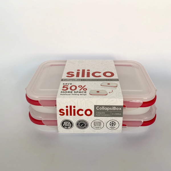 Silico Collapsi Box (Set of 2 XLarge) 1200ml