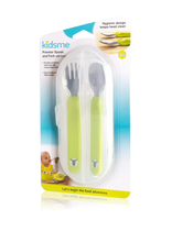 Load image into Gallery viewer, Kidsme Premier Spoon and Fork with Case
