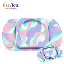Load image into Gallery viewer, EasyTots EasyMat MiniMax - Portable Open Baby Suction Tray
