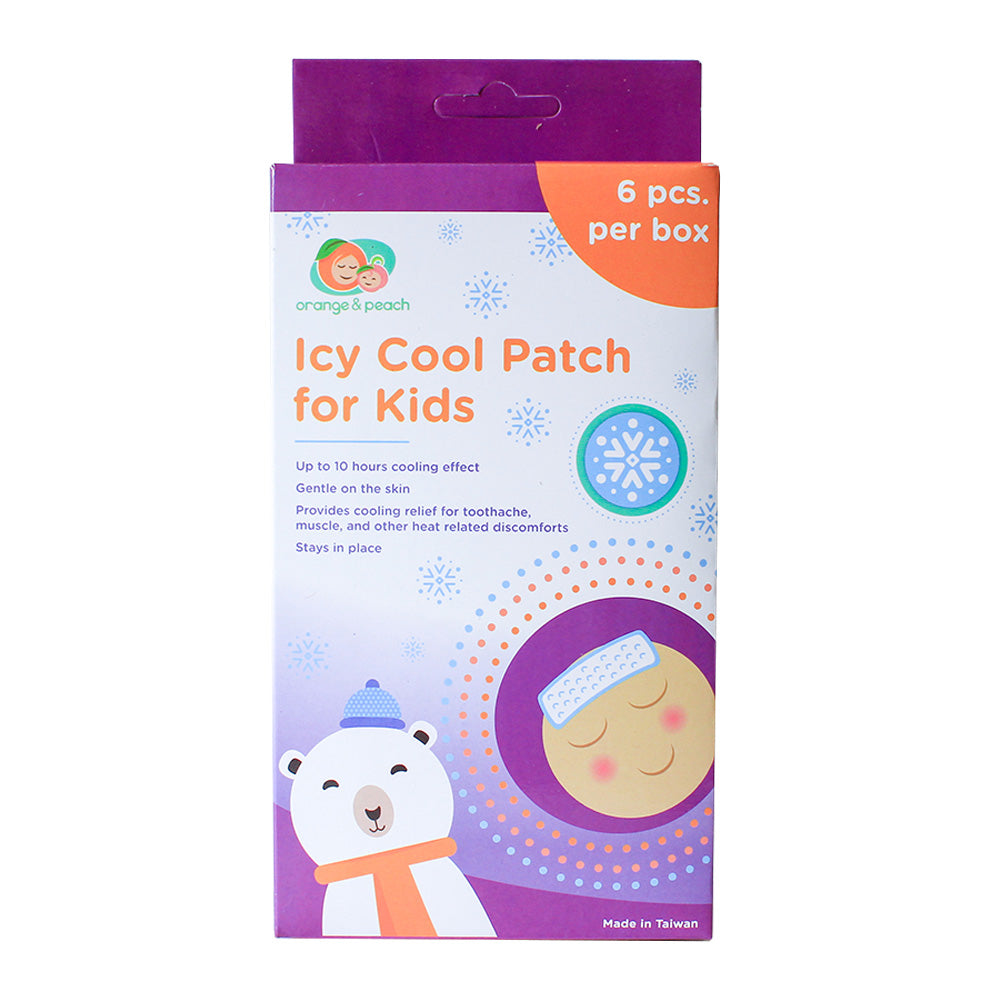 Orange and Peach Icy Cool Patch for Kids