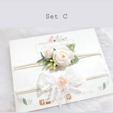 Load image into Gallery viewer, Kaviar girls headbands Set (0-3months)

