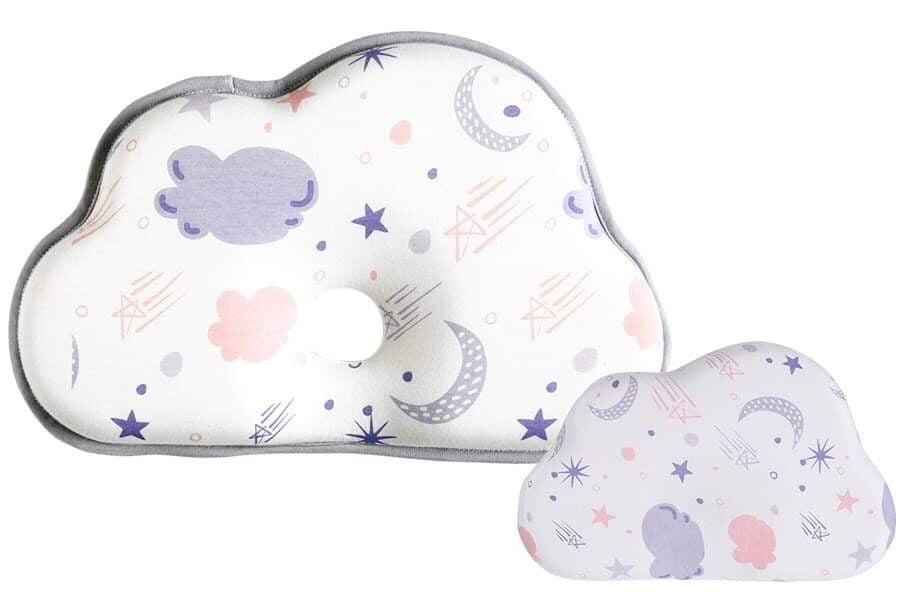 Olive & Cloud Baby Head Shaping Pillow (With Extra Pillow Case)
