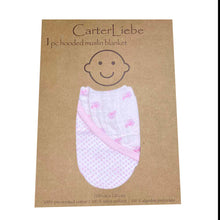 Load image into Gallery viewer, Carter Liebe 1pc Hooded Muslin Blanket (100cmx120cm)

