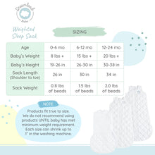 Load image into Gallery viewer, Dreamland Baby Dream Weighted Sleep Sack
