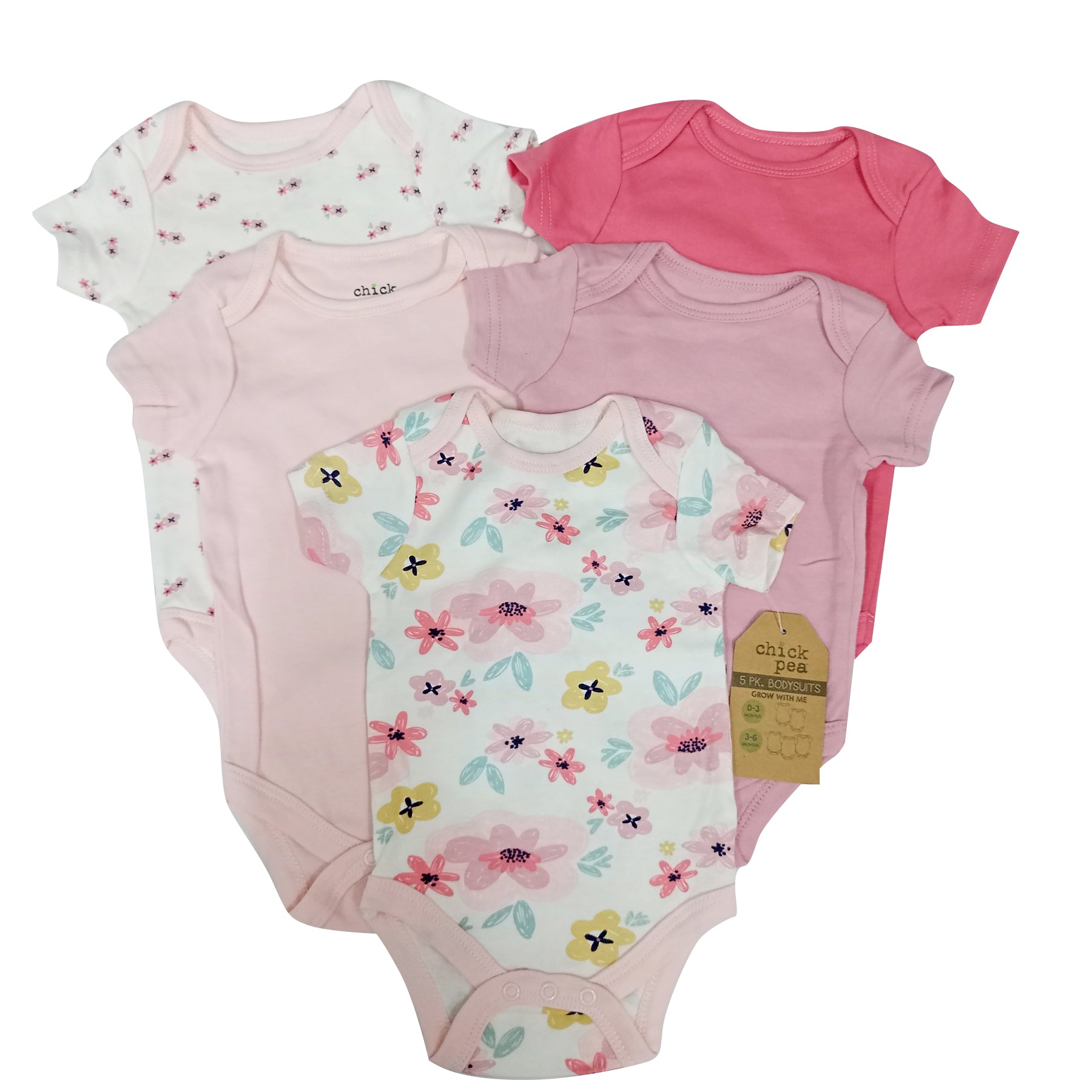 Chick Pea Onesie 5pcs Baby Set Bodysuit