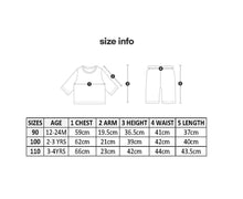 Load image into Gallery viewer, Cordi-I Korea Kids Lounge Wear Set - Long Sleeve
