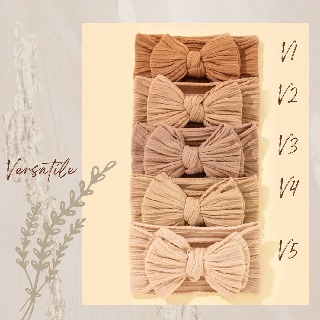 Blooming Wisdom - Neutral Headband Versatile Collection