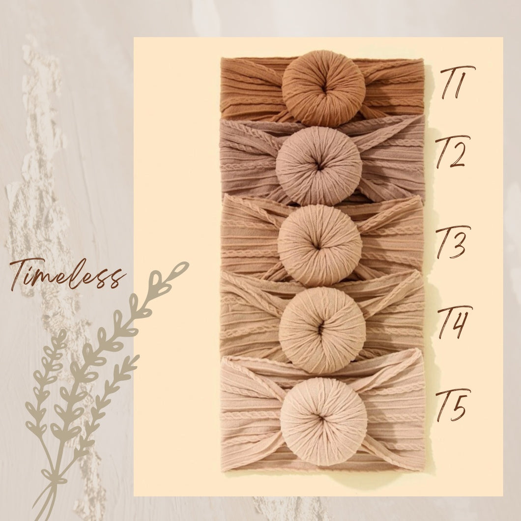 Blooming Wisdom - Neutral Headband Timeless Collection