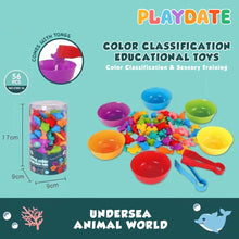 Load image into Gallery viewer, Playdate Color Classification Educational Toys - Cups and Tongs Set
