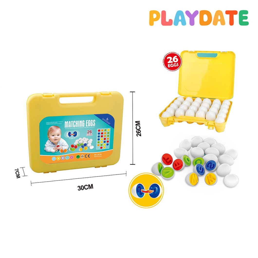 Playdate Matching Eggs Educational Toys Alphabet
