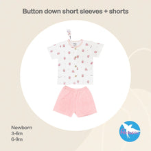 Load image into Gallery viewer, Avaler Button Down Short Sleeves + Shorts
