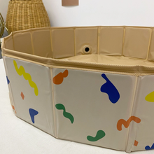 Load image into Gallery viewer, Olive and Clouds Foldable Play Space
