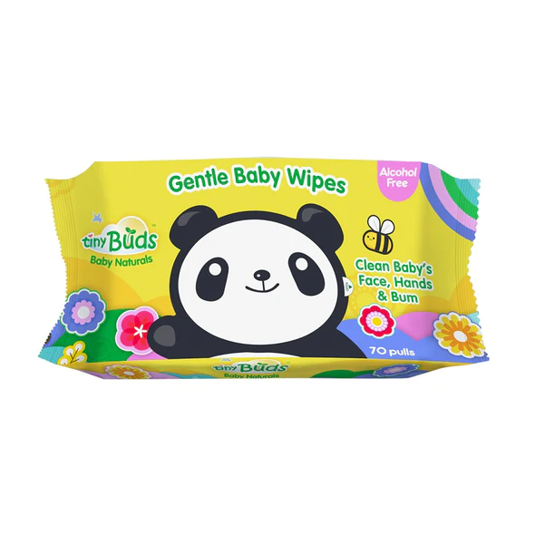 Tiny Buds Baby Naturals Natural Baby Wipes (70 Pulls)